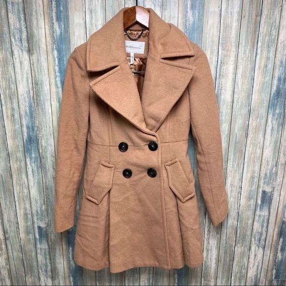 BCBGeneration Jackets & Blazers - BCBG Wool Peacoat sz XS Peplum